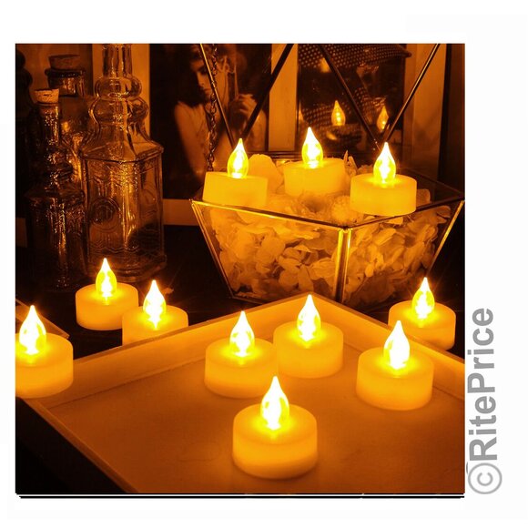 6 PCS Battery Operated LED Flameless Tea Light Candles Long Lasting (2 Pack) - Picture 8 of 8